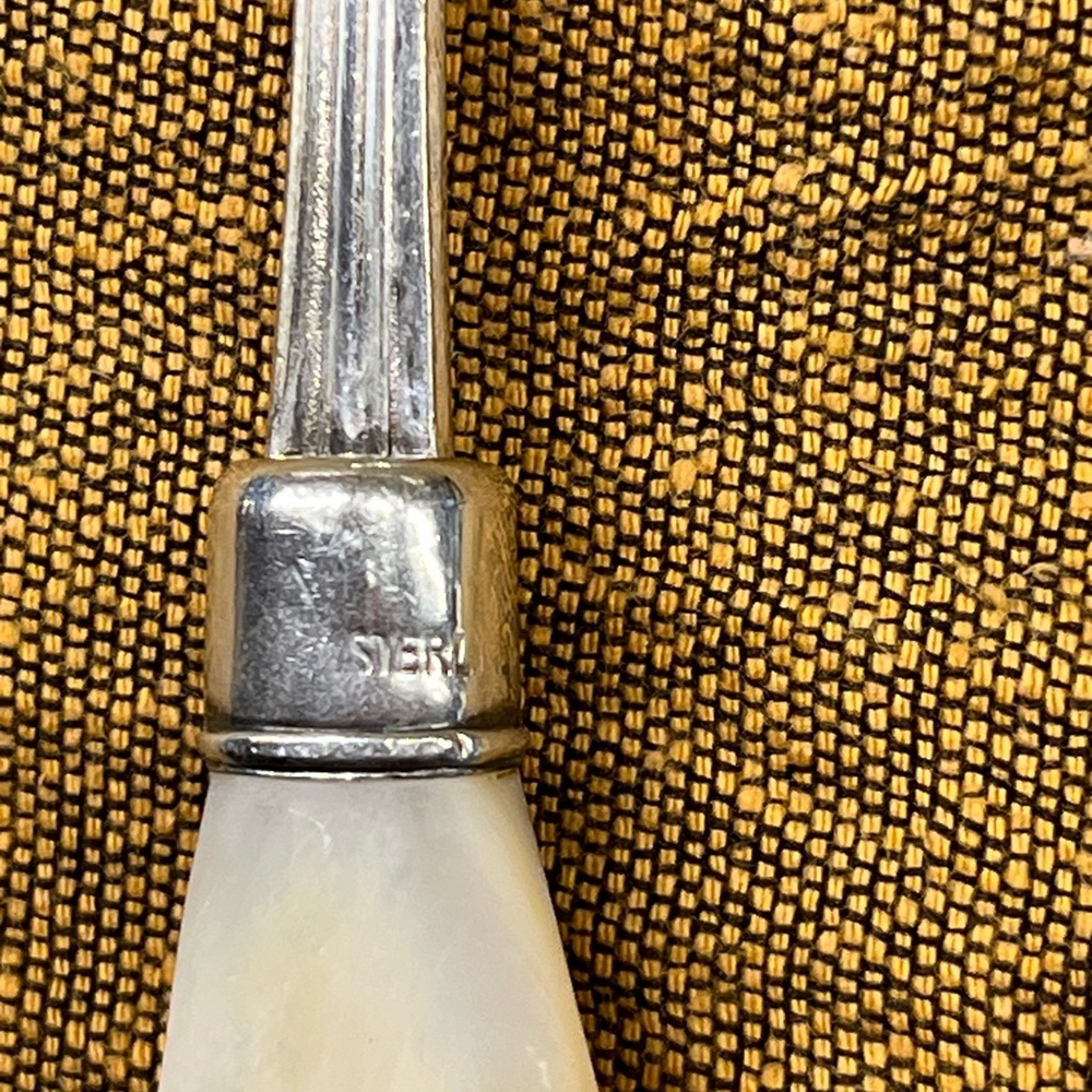 Jelly/Jam Spoon - Vintage - Sterling Silver & Plate - Picture 4 of 4